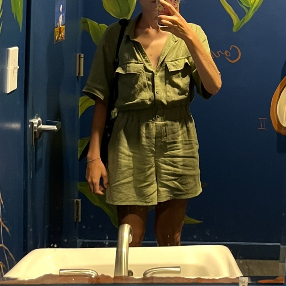 Abercrombie & Fitch Khaki Romper
